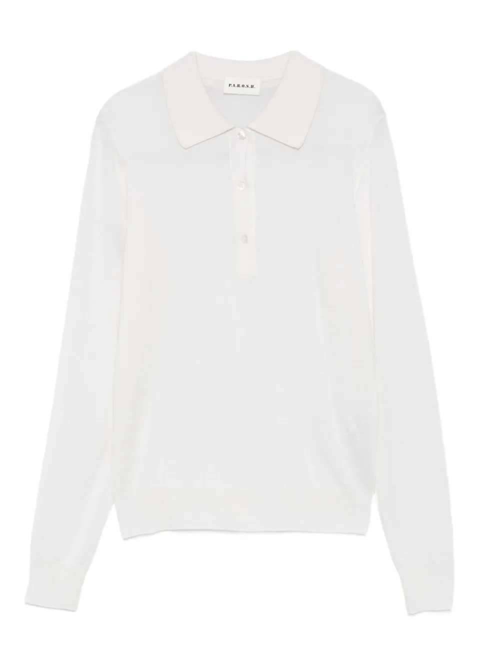 P.A.R.O.S.H. Polotop met lange mouwen Wit
