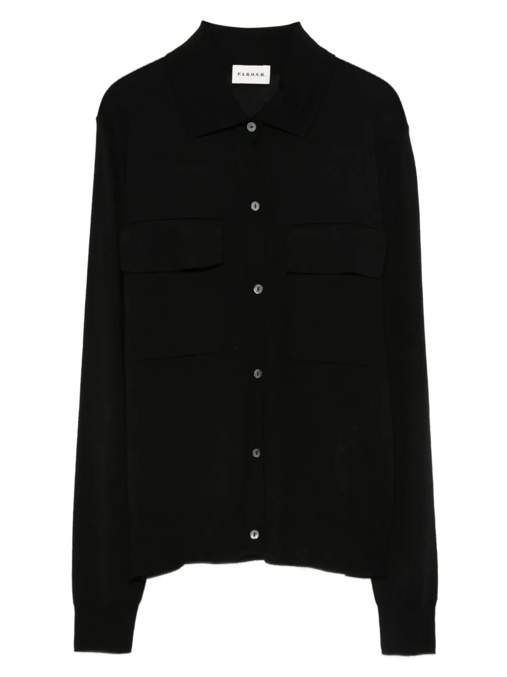 P.a.r.o.s.h Buttoned Cardigan In Black