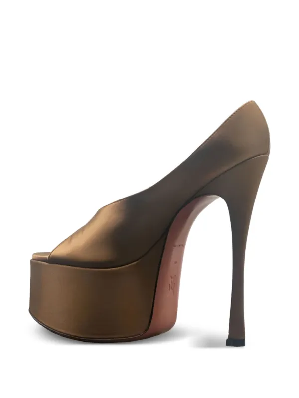 85mm mesh-panelled pumps