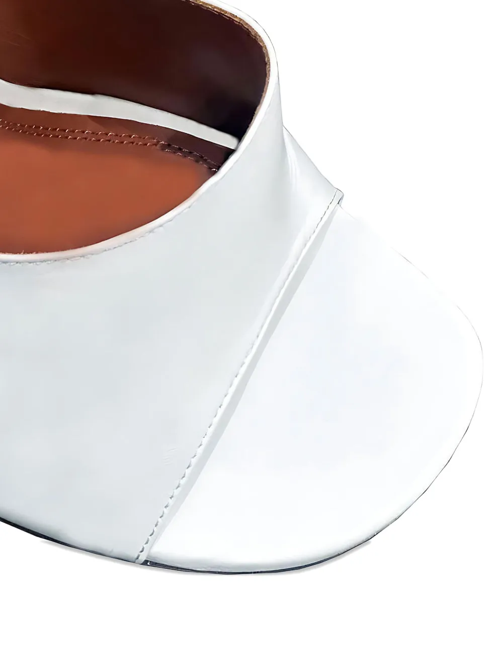 Amina Muaddi Taylor Slipper 90 Nappa White 90 Mm Slan