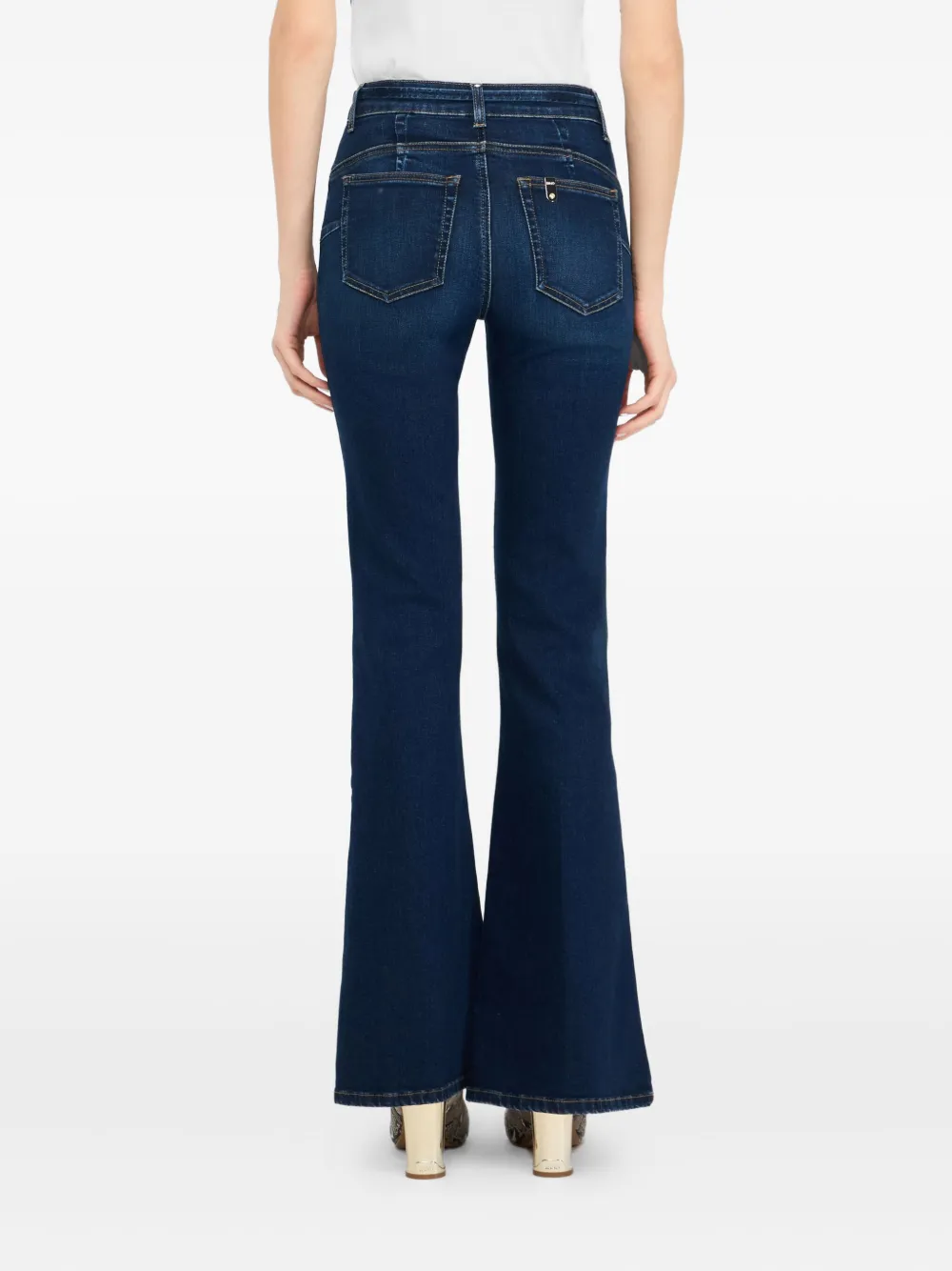 LIU JO belt-detail jeans Blauw