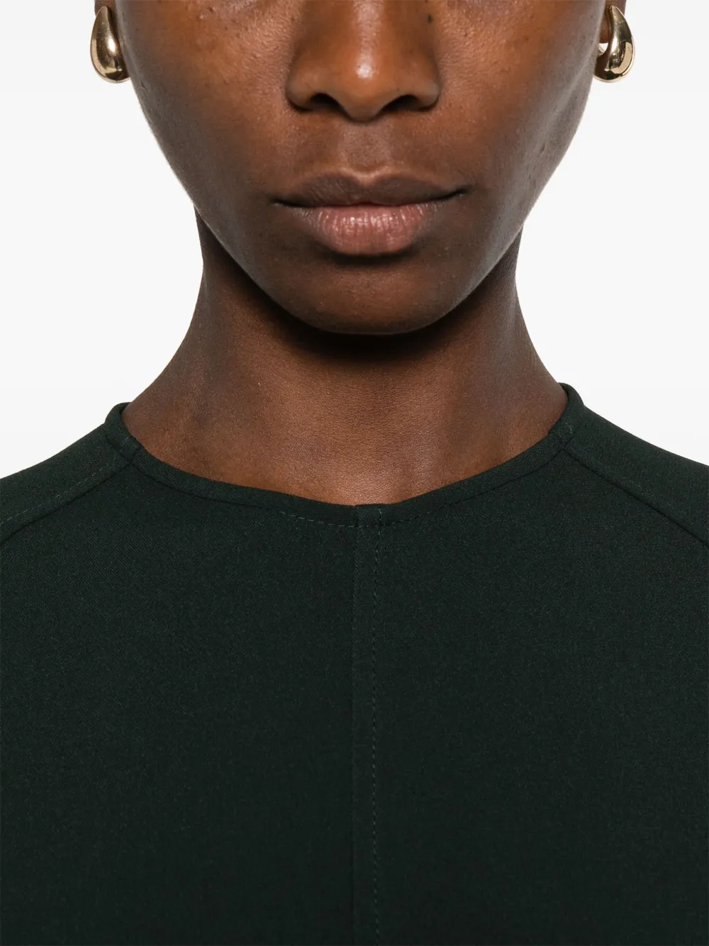 Victoria Beckham Jurk met lange mouwen Groen