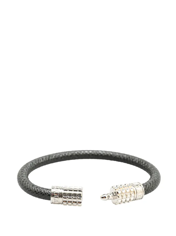Louis Vuitton　ディジット　タイガ　ブレスレット Louis Vuitton Pre-Owned 2017 Taiga Digit Bracelet Costume