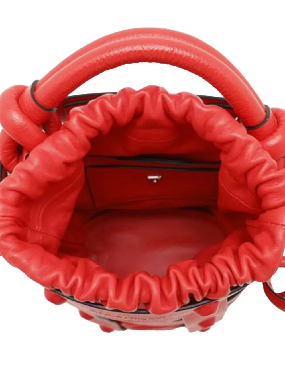 Pre-owned Ferragamo 2021-2024 Leather Cage Bucket Bag