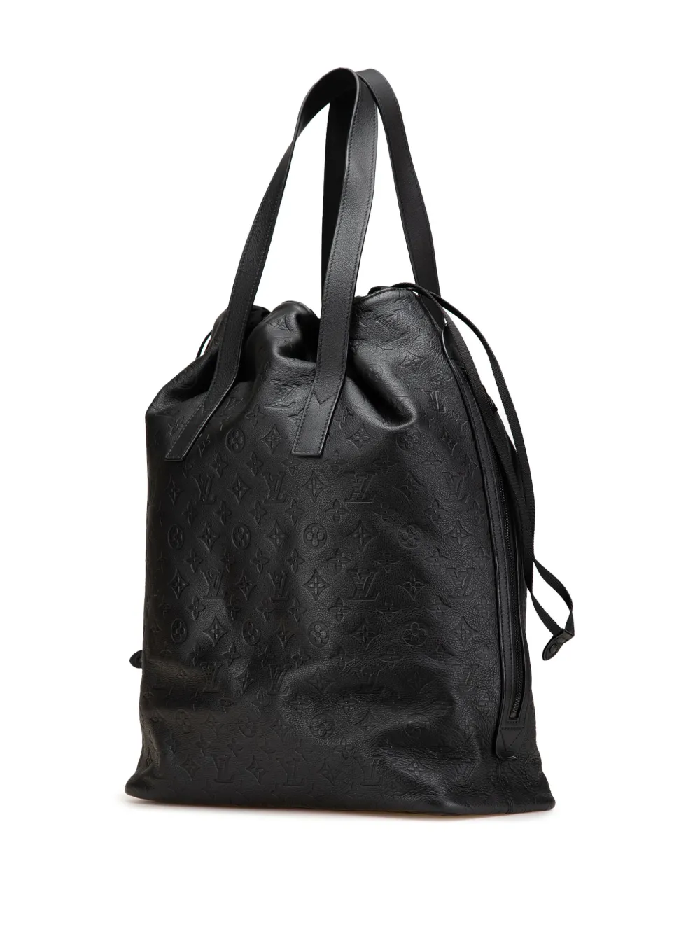 Pre-owned Louis Vuitton 2021-2024 Monogram Shadow Helmet Bag Tote Bag