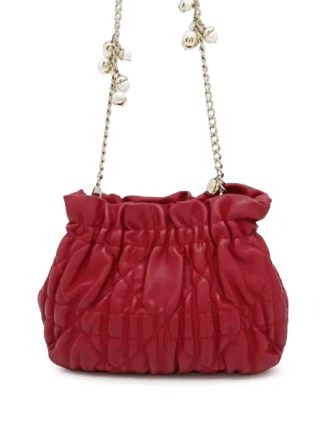 Christian Dior Pre-Owned 2021-2025 Mini Lambskin Cannage Gaufre Delices Bag crossbody bag