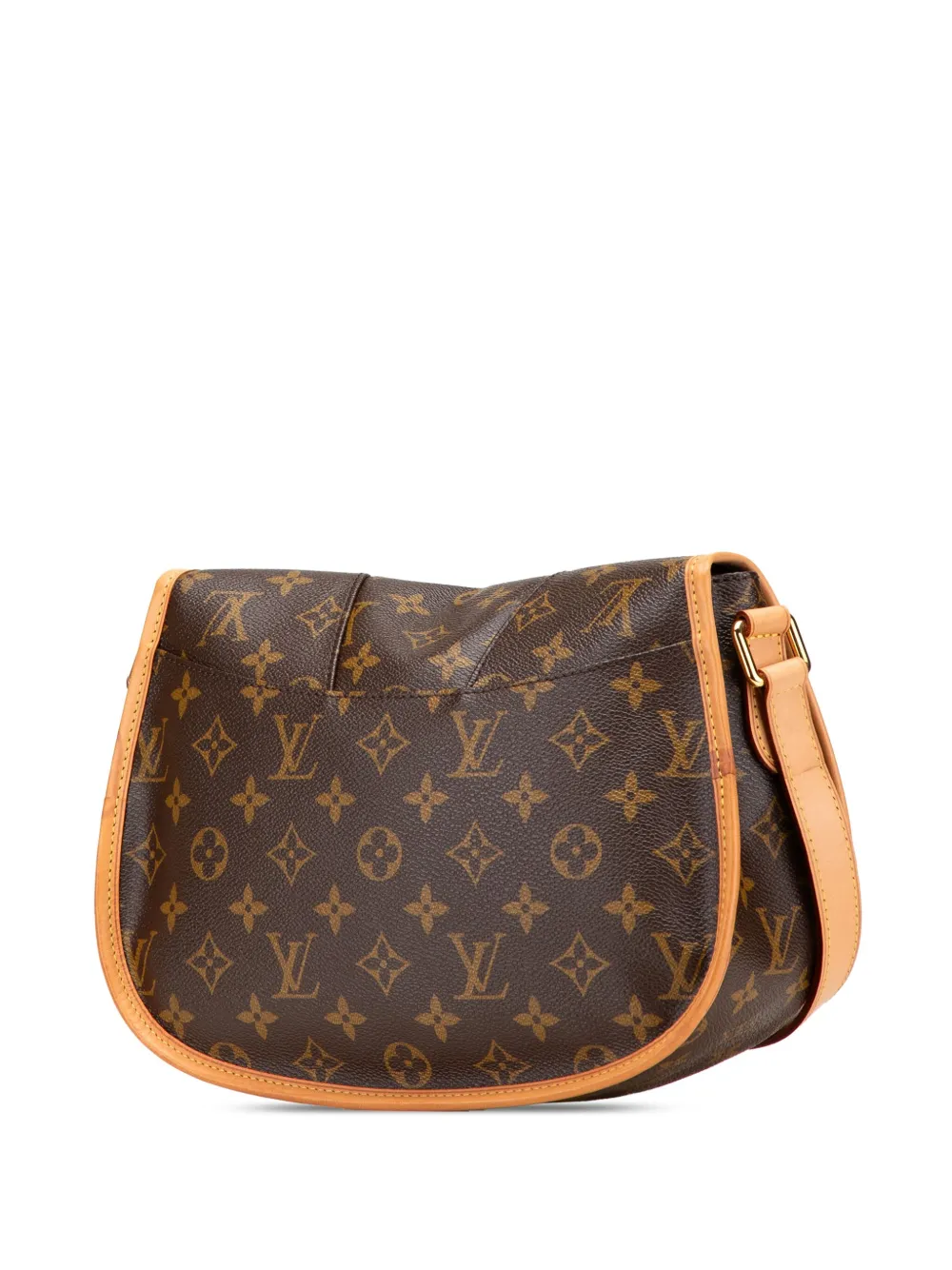 Pre-owned Louis Vuitton 2011 Monogram Menilmontant Pm Crossbody Bag In Brown