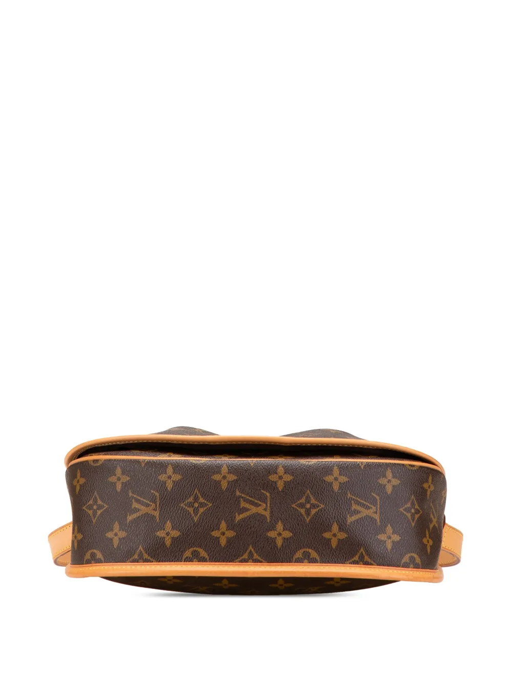Pre-owned Louis Vuitton 2011 Monogram Menilmontant Pm Crossbody Bag In Brown