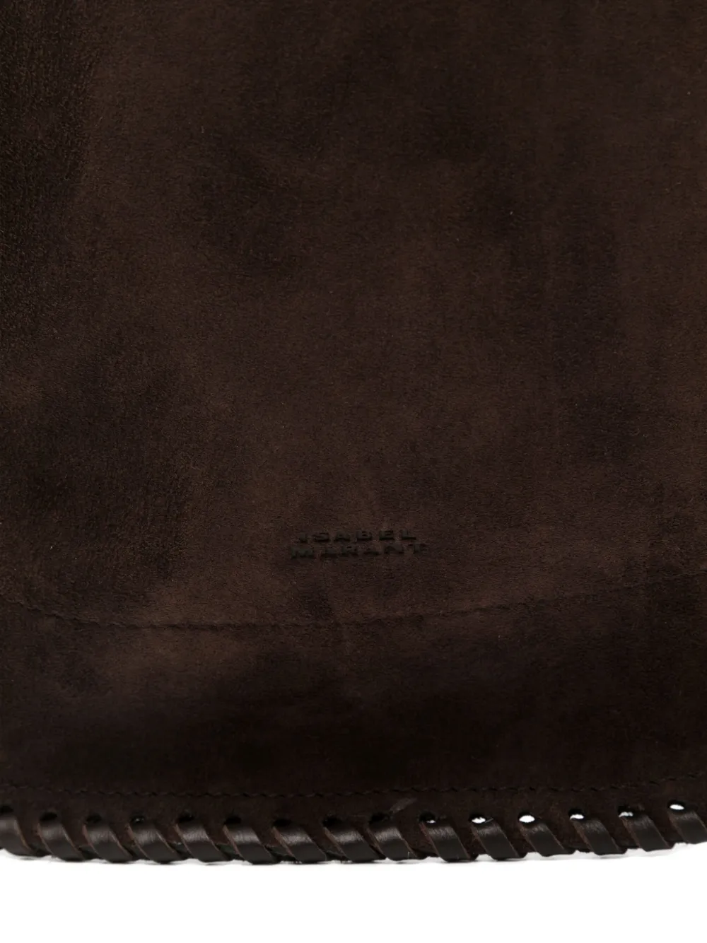 Isabel Marant Oskan Suede Shoulder Bag In Brown