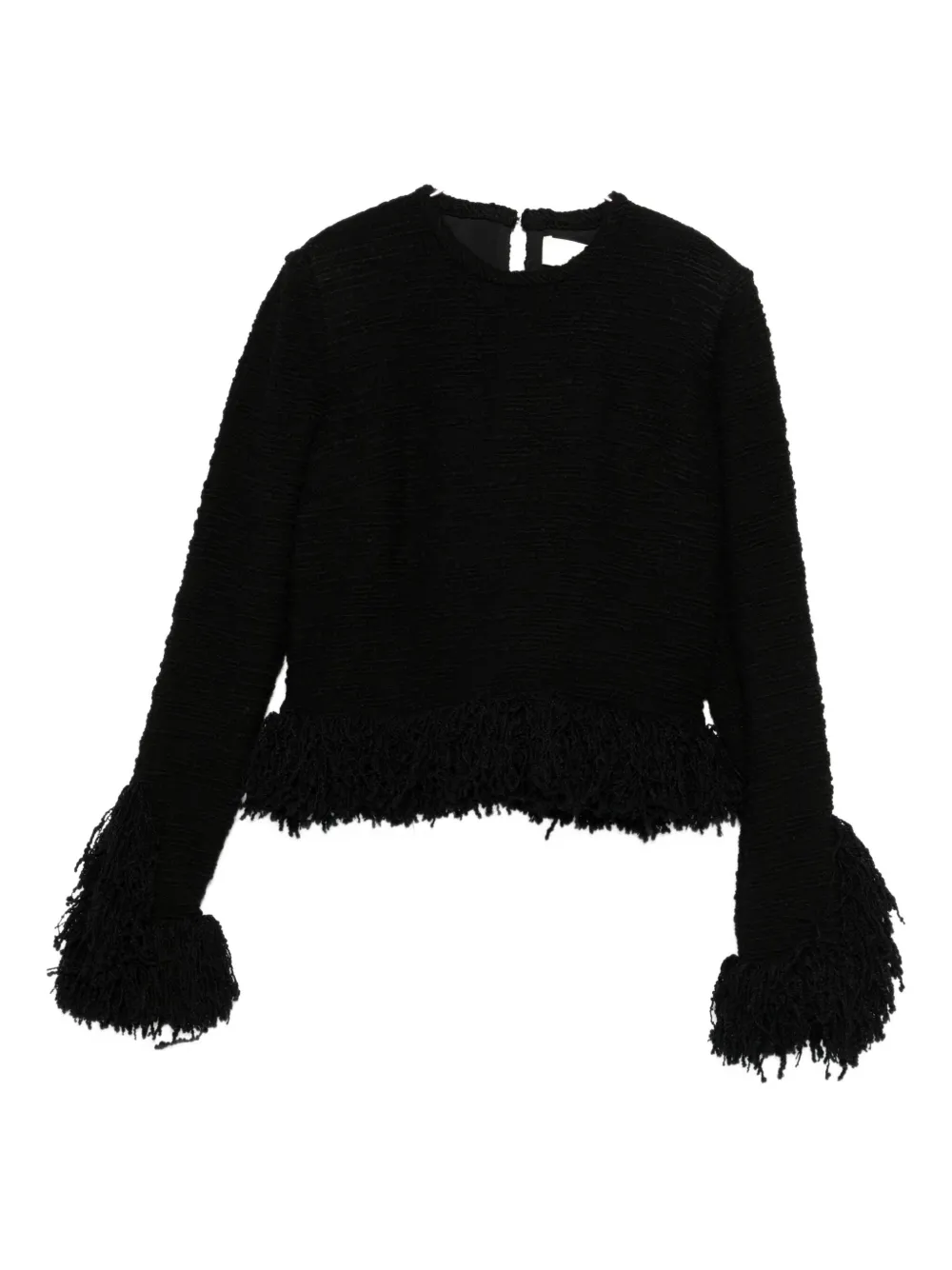 LIBEROWE Lila fringed blouse | Black | Image 1