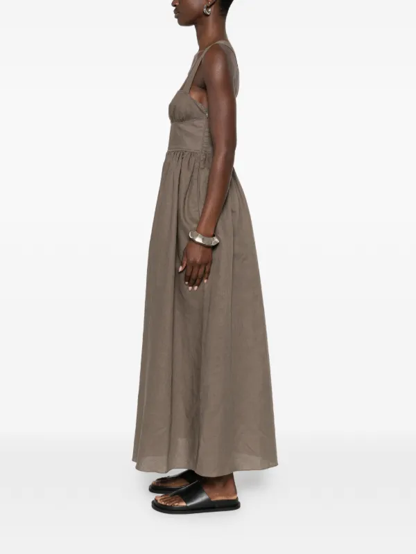 matteau brown dress Crossback Maxi | length:34 an elongated neck tie Seoni Old Navy Women's Strappy