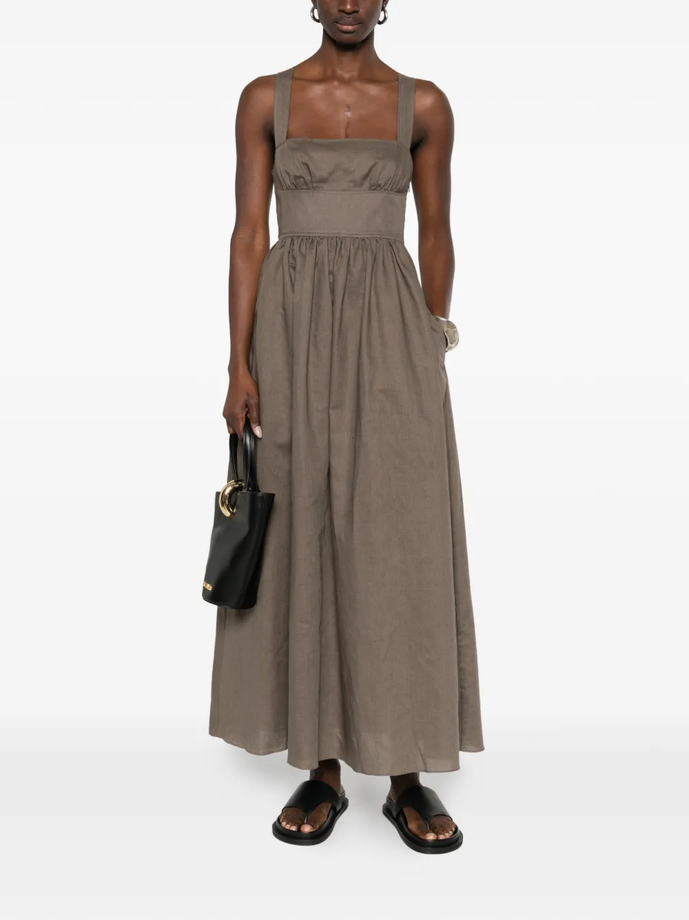 Matteau robe longue à design croisé dans le dos | Robes de jour | Image 2