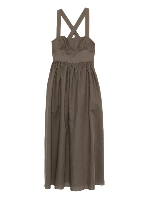 Matteau crossback maxi dress