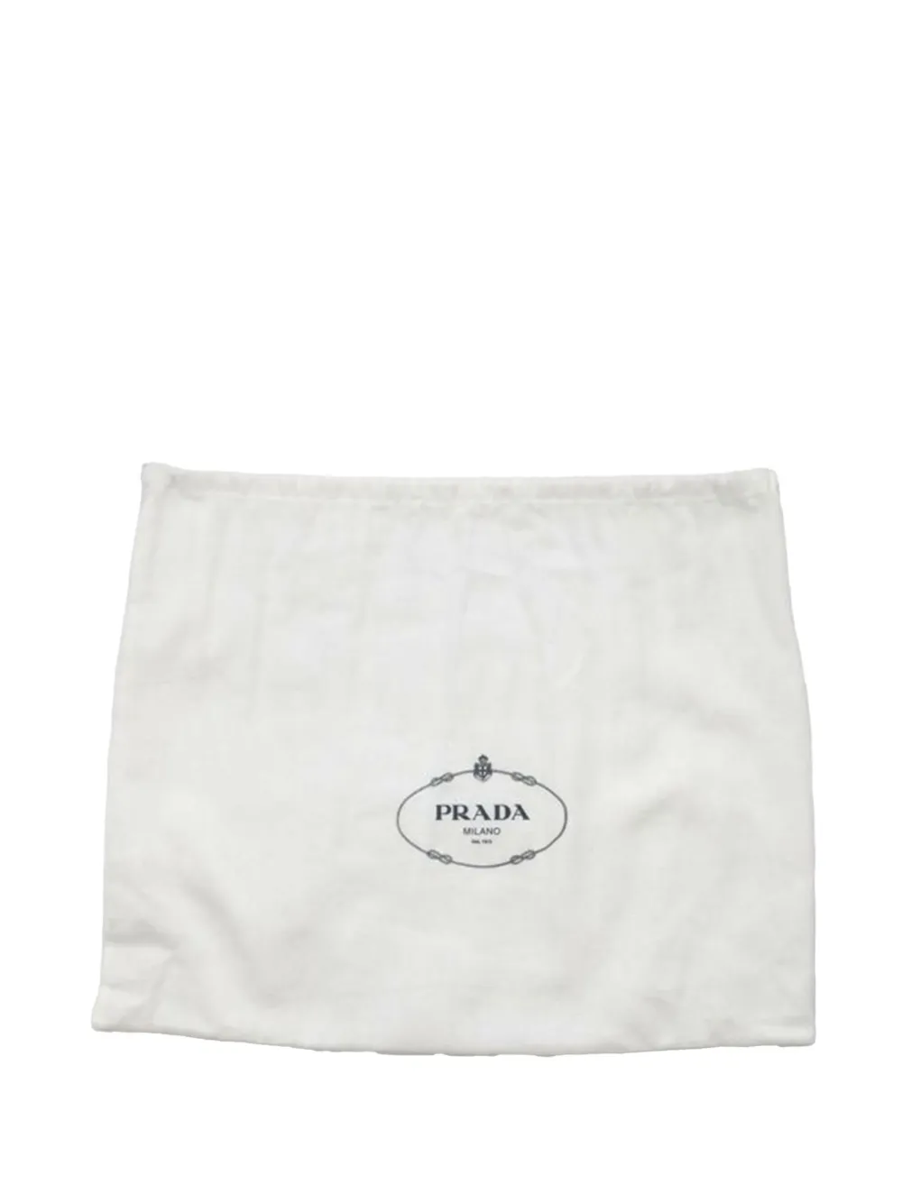 Prada Pre-Owned 2013-2025 Small Raffia Effect Crochet Embroidered Logo tote bag | Pre-Owned | Image 2