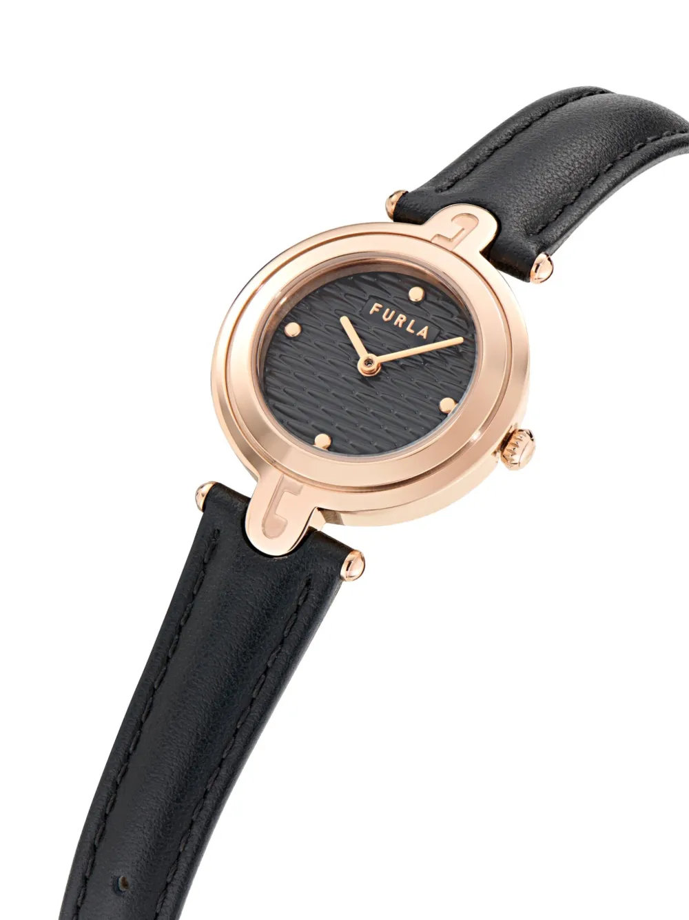 Furla Leather Strap 32mm In Black