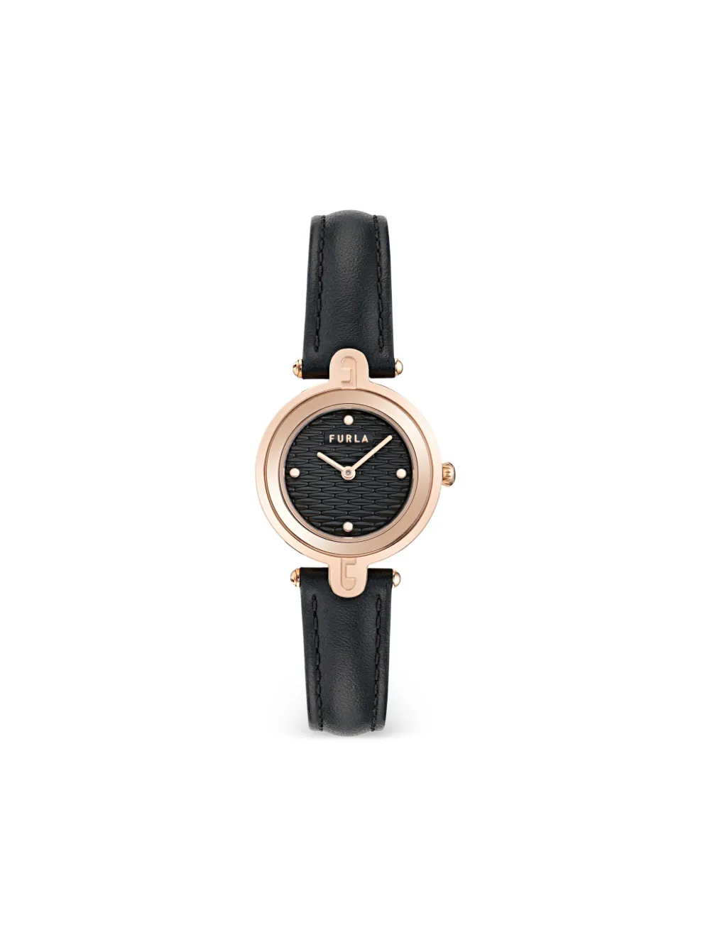 Furla Leather Strap 32mm In Black