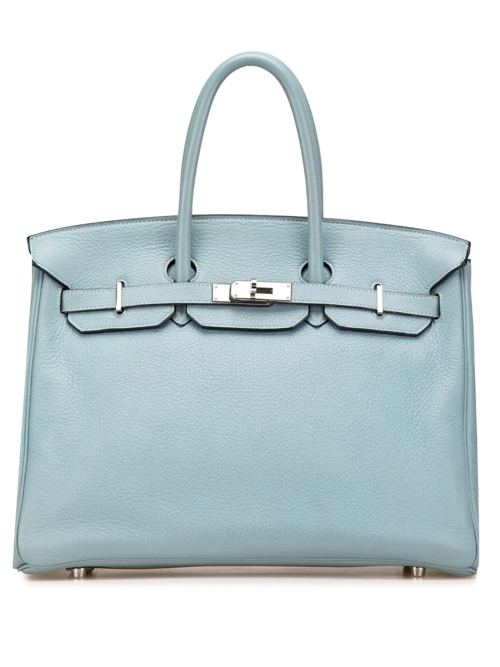 Hermès Pre-Owned 2009 Clemence Birkin Retourne 35 handbag | Blue | Image 1