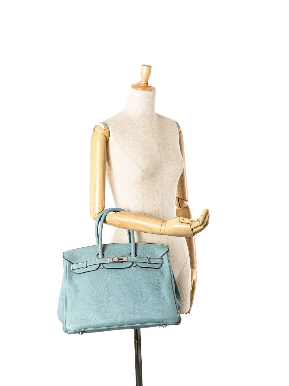 Hermès Pre-Owned 2009 Clemence Birkin Retourne 35 handbag | Pre-Owned | Image 2