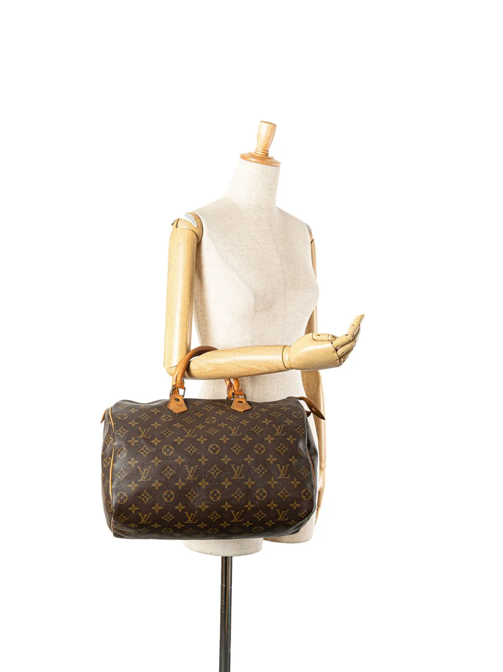 Louis Vuitton Pre-Owned 1991 Monogram Speedy 35 boston bag | Pre-Owned | Image 2