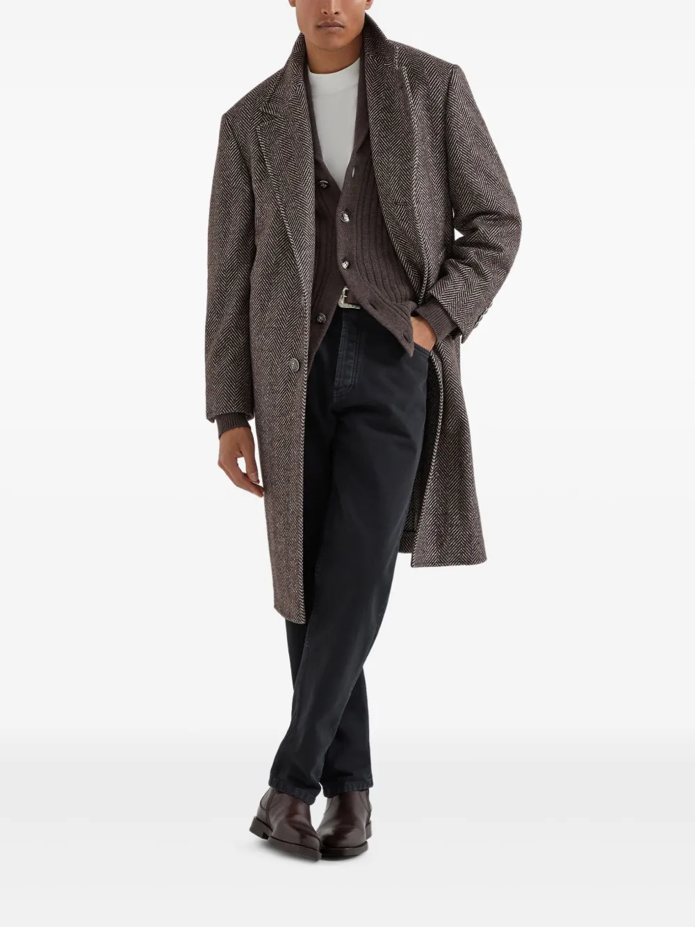 Brunello Cucinelli ribbed button-up cardigan | Cardigans | Image 2