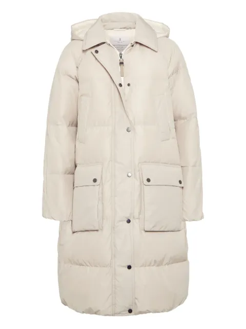 Brunello Cucinelli hooded quilted coat