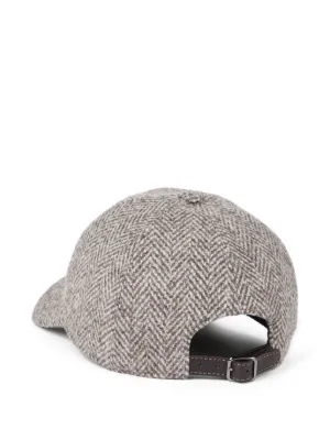 ハット Brunello Cucinelli Hat Brunello Cucinelli Wool Cashmere Twill Flat Cap Slouch Hat
