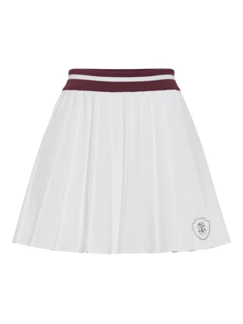 Brunello Cucinelli pleated mini skirt