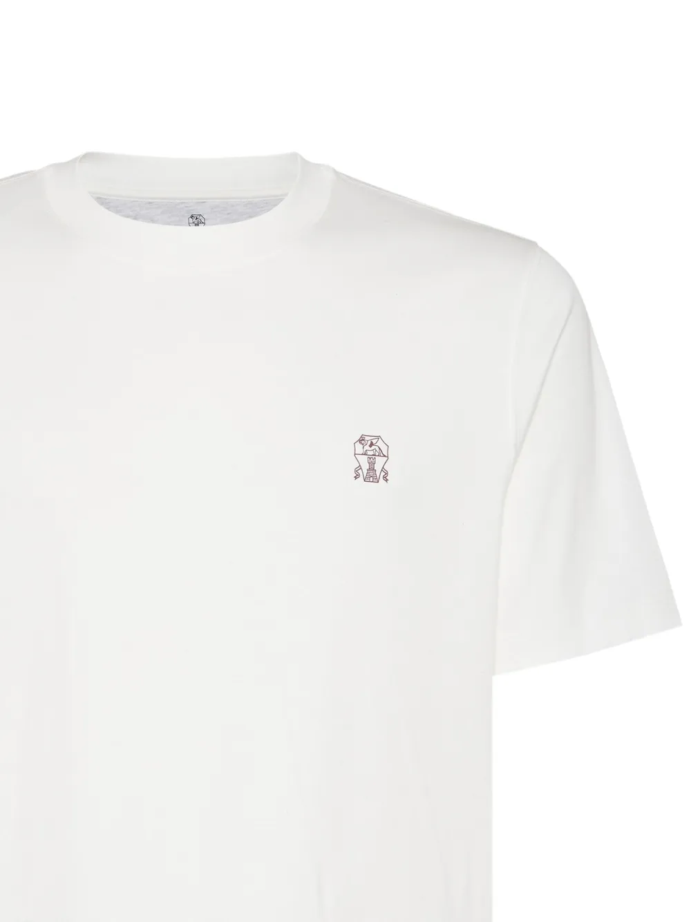 Brunello Cucinelli logo-printed T-shirt | Neutrals | FARFETCH GE