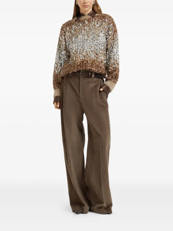 BRUNELLO CUCINELLI ノースリーブニット アンサンブル ラメ BRUNELLO