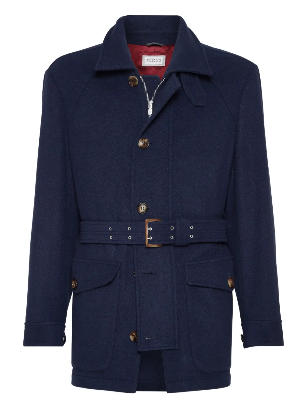 Brunello Cucinelli belted jacket | bleu | Image 1