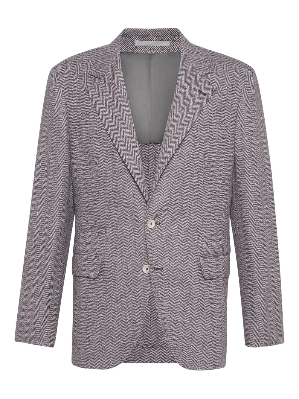Brunello Cucinelli double-breasted blazer | violet | Image 1