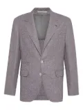 Brunello Cucinelli double-breasted blazer - Purple