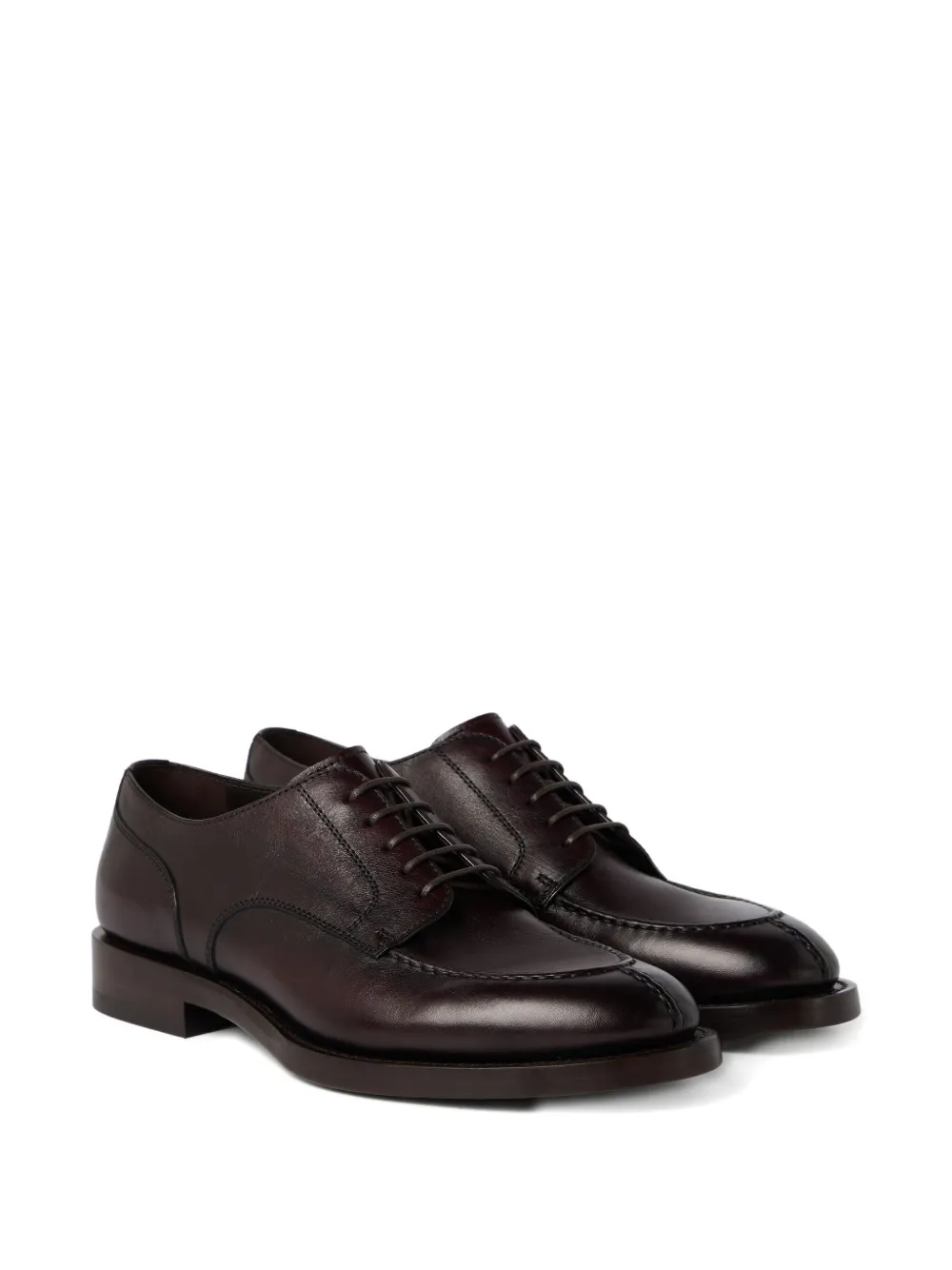 Brunello Cucinelli lace-up derby shoes Brown