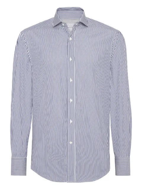 Brunello Cucinelli striped button-up shirt