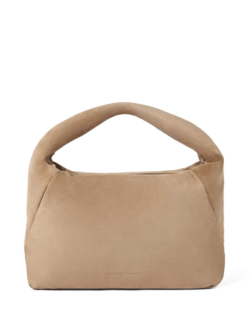 Brunello Cucinelli BC Dup gewatteerde shopper met handvat Beige
