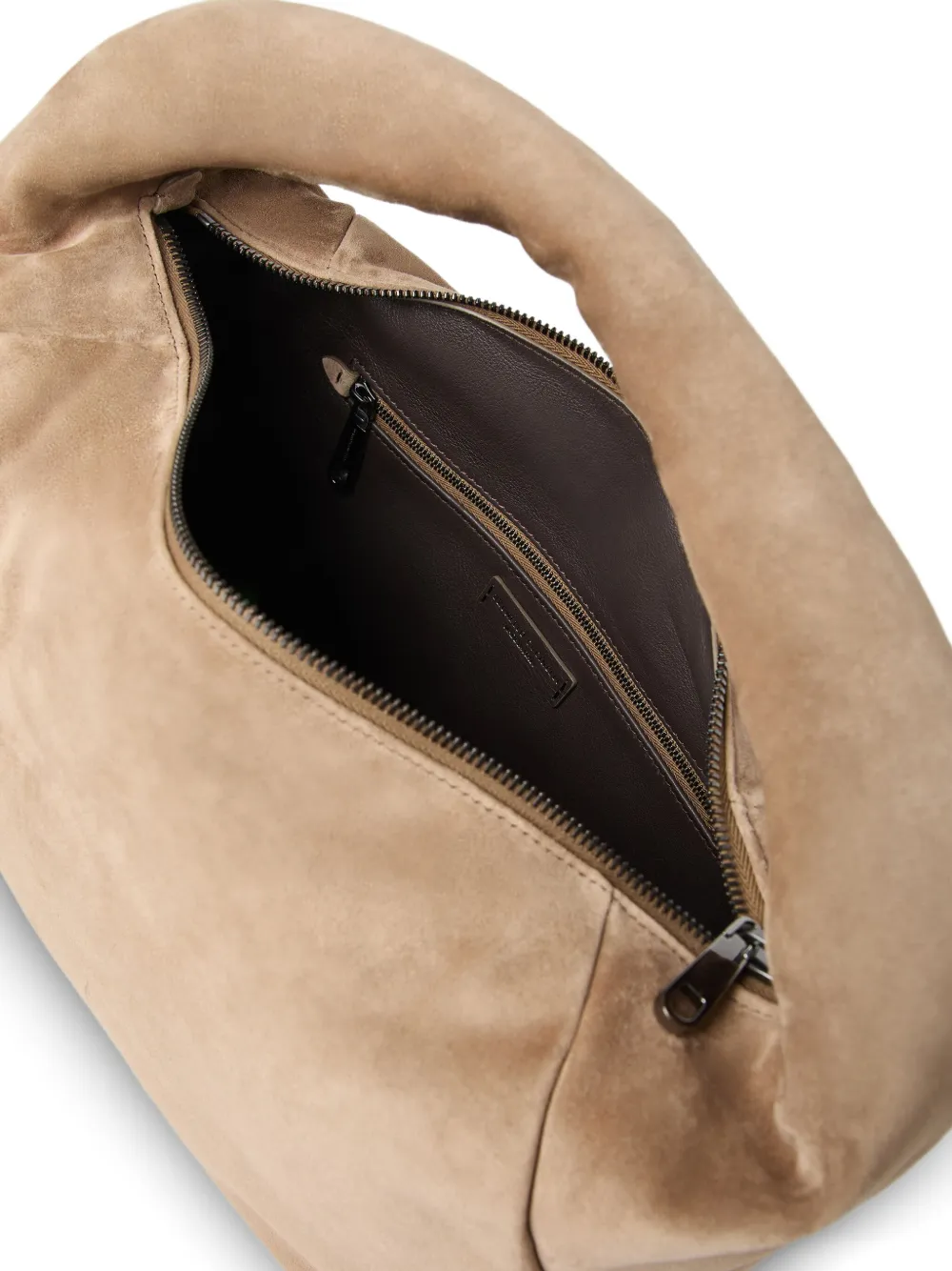 Brunello Cucinelli BC Dup gewatteerde shopper met handvat Beige