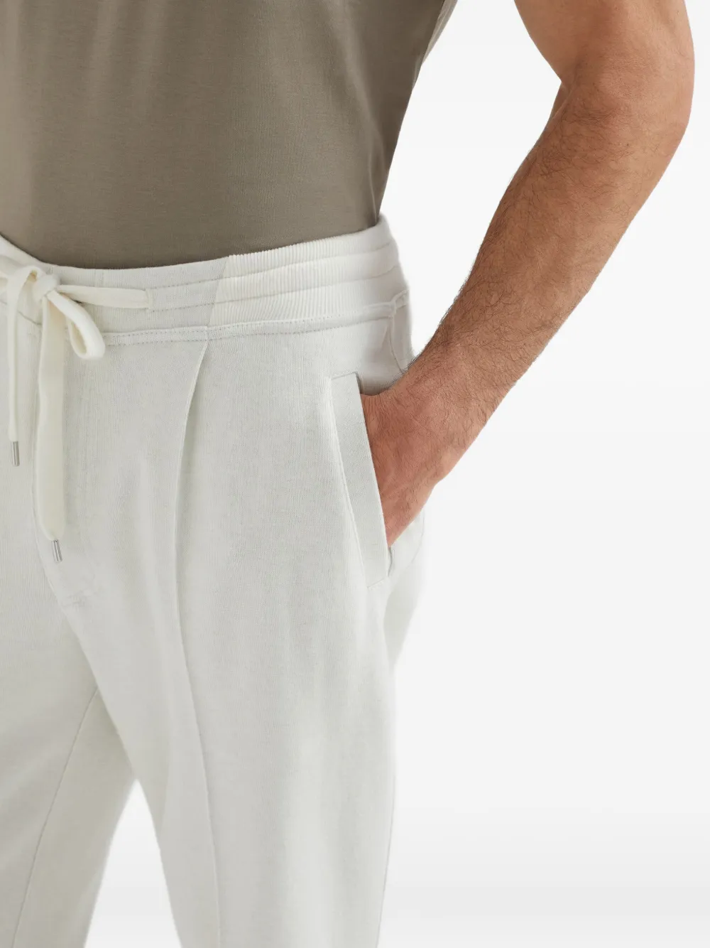 Brunello Cucinelli Trainingsbroek met trekkoord Beige
