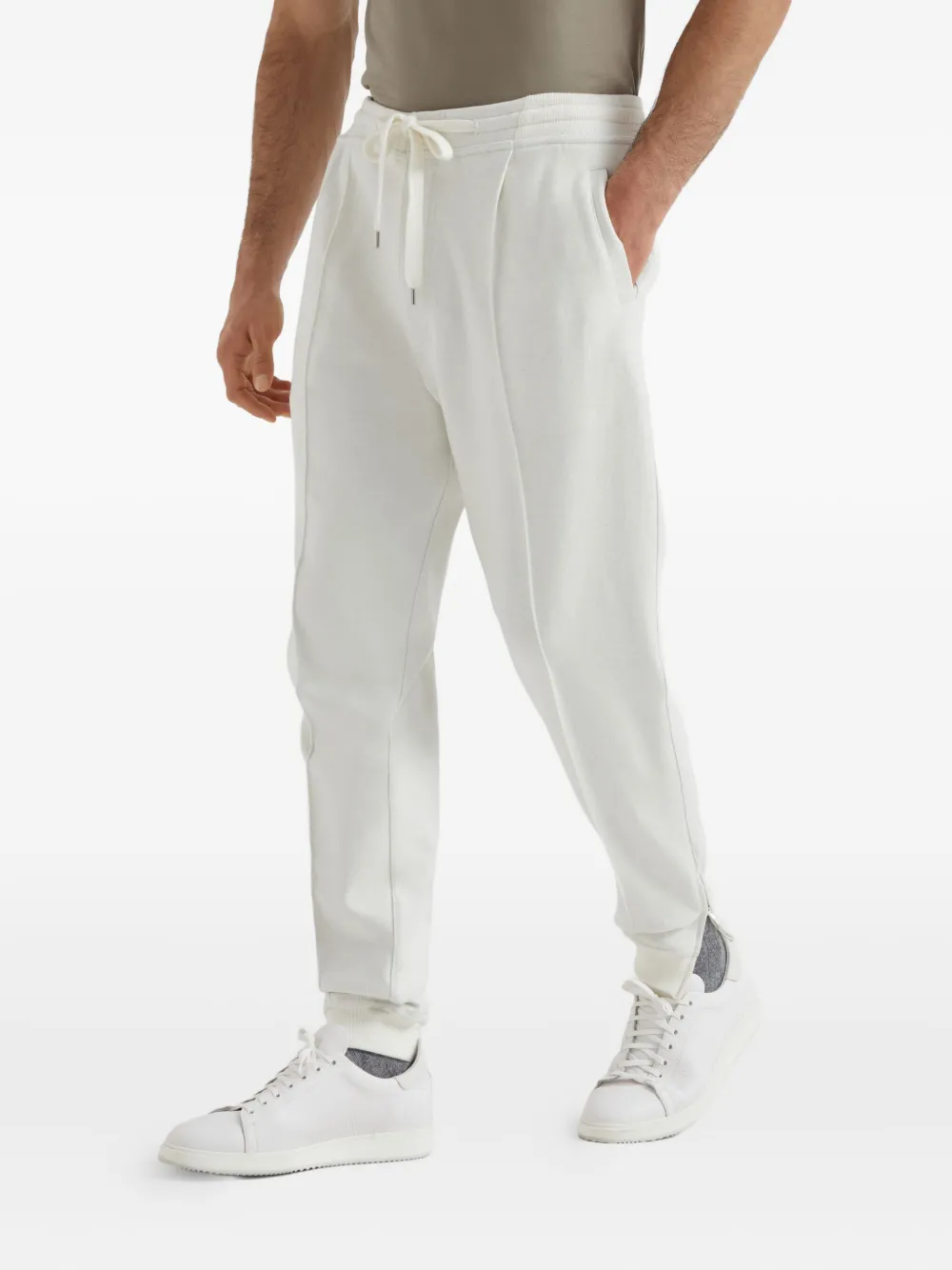 Brunello Cucinelli Trainingsbroek met trekkoord Beige