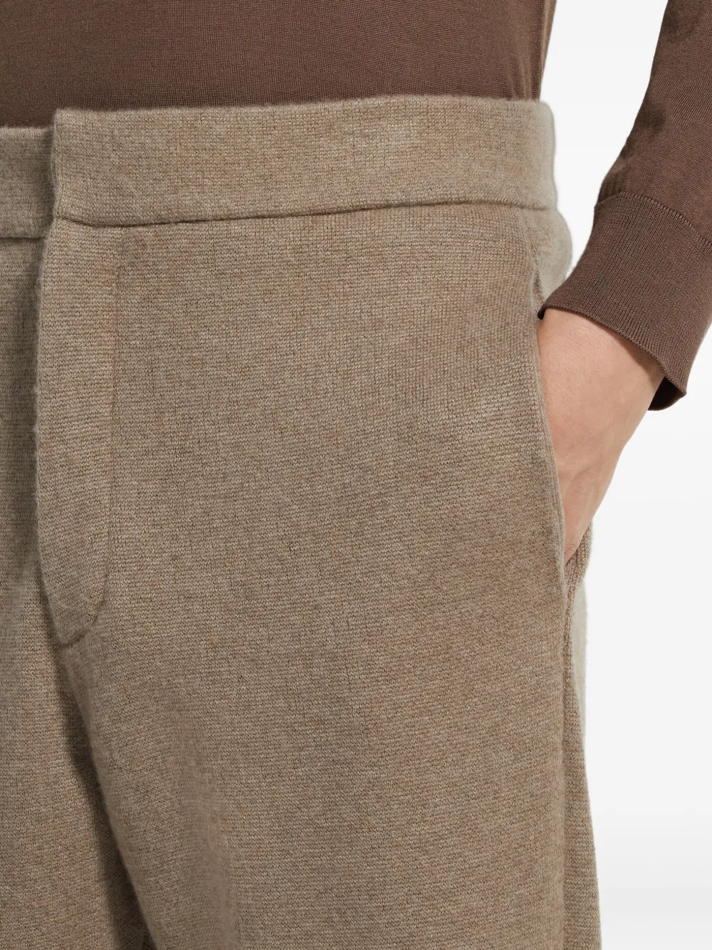 Zegna Kasjmier broek Bruin