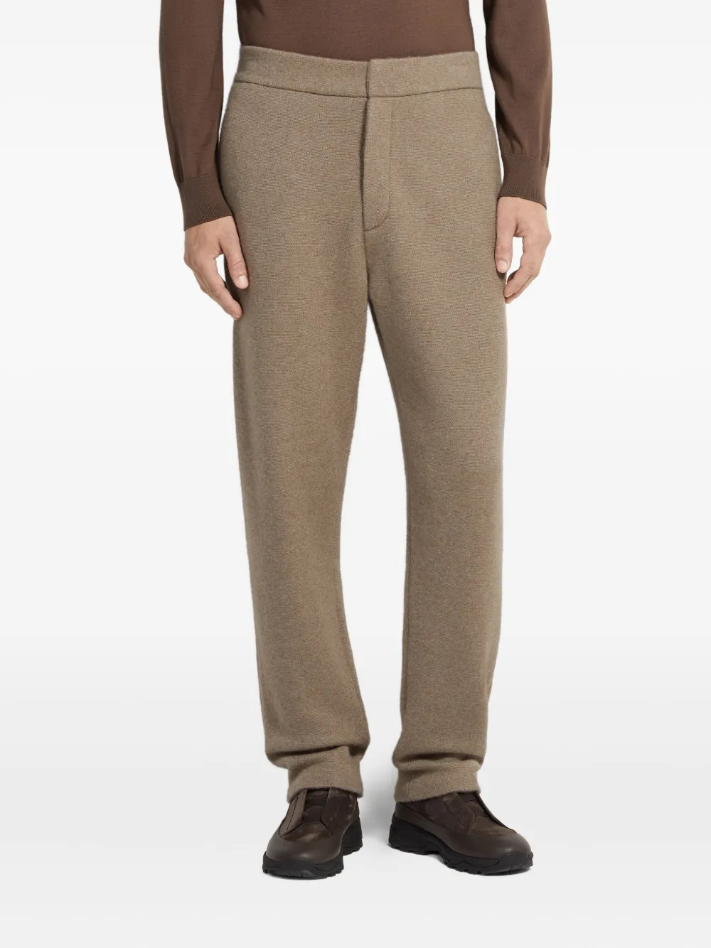 Zegna Kasjmier broek Bruin