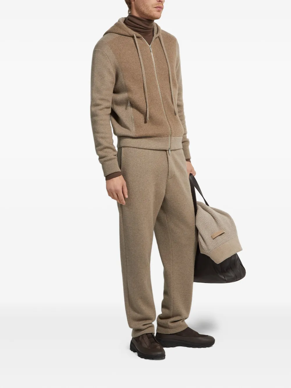 Zegna Kasjmier broek - Bruin