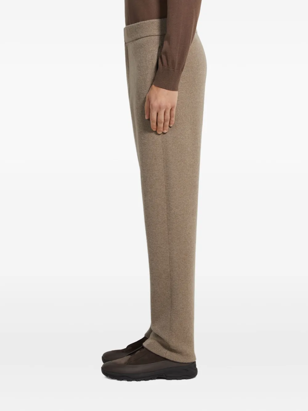 Zegna Kasjmier broek Bruin