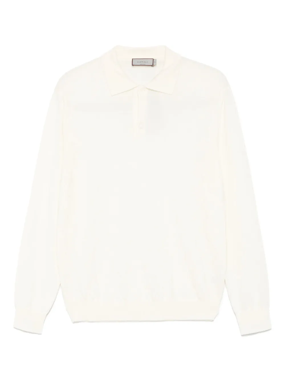 Canali Polo a maniche lunghe - Toni neutri
