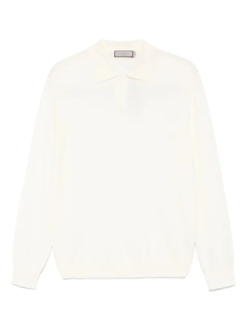 Canali long-sleeve polo shirt