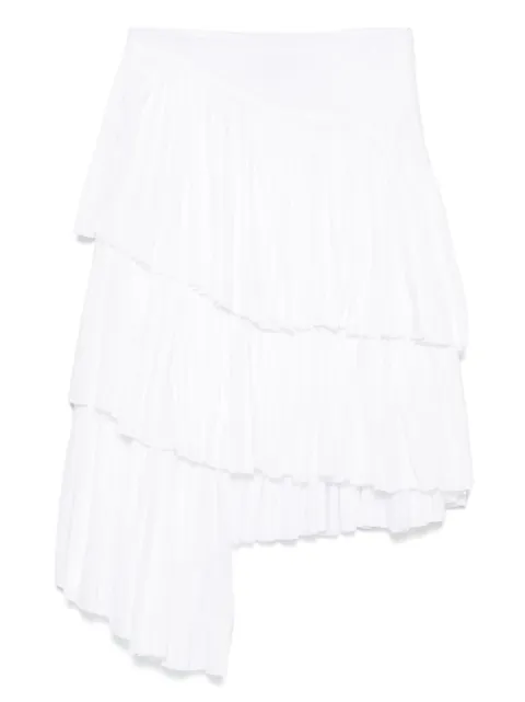 PNK pleated asymmetric skirt