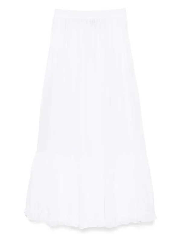 MARK LUNA プリーツスカート ホワイト36サイズ MARK LUNA プリーツスカート ホワイト36サイズ レース プリーツ