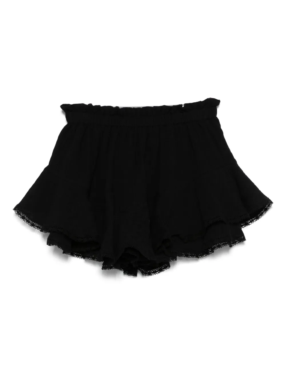 PNK lace-detail shorts | Black | Image 1