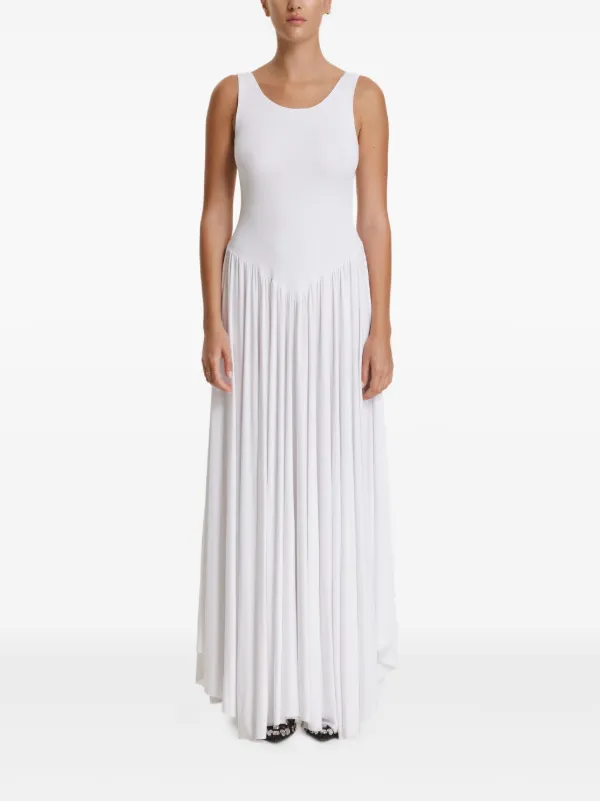 open back scoop neck maxi dress ASOS Design - Scoop Neck Maxi Dress - Women - Polyester/Elastane - 0 US