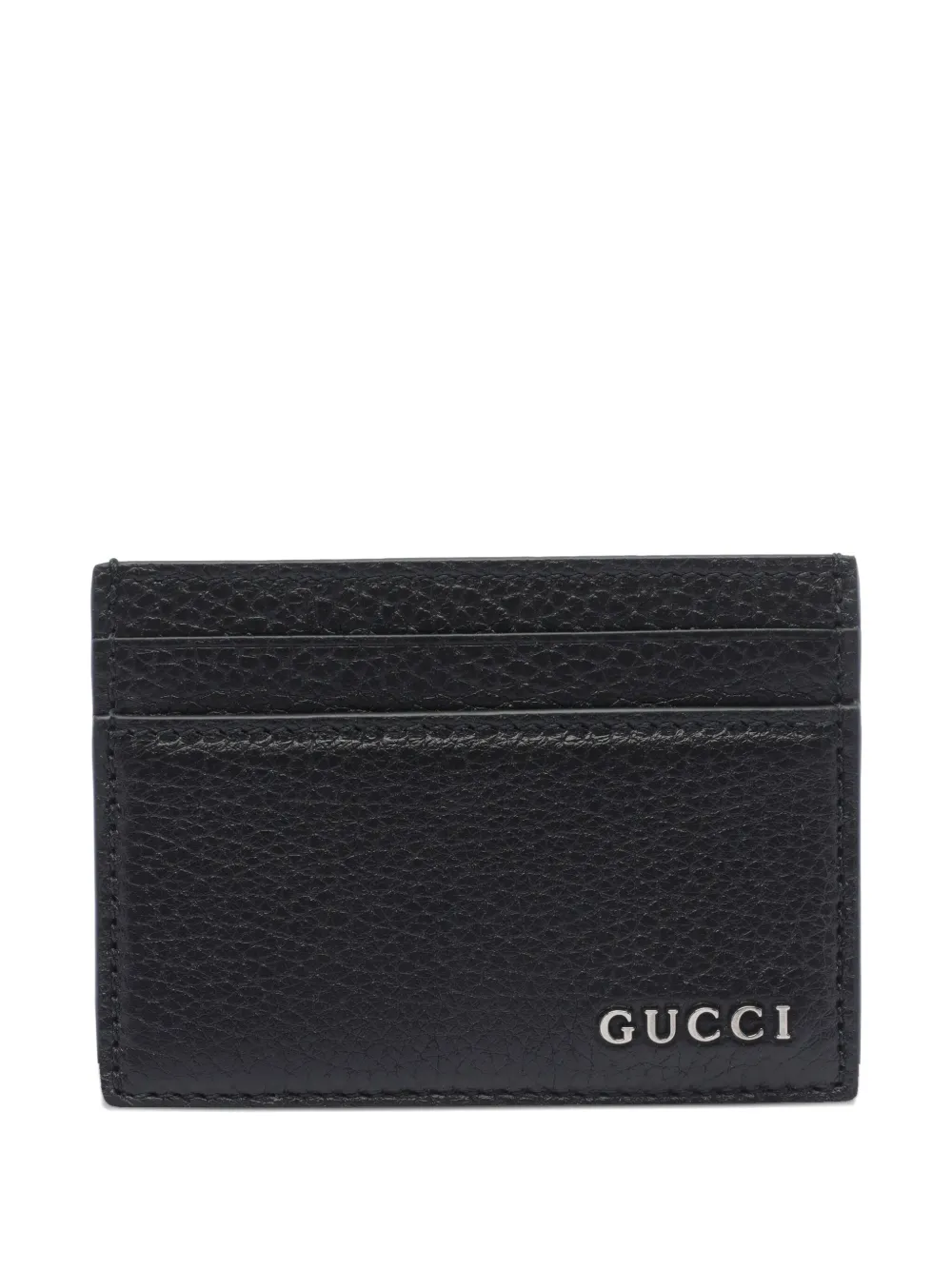 Gucci Pasjeshouder met logo-stempel Zwart