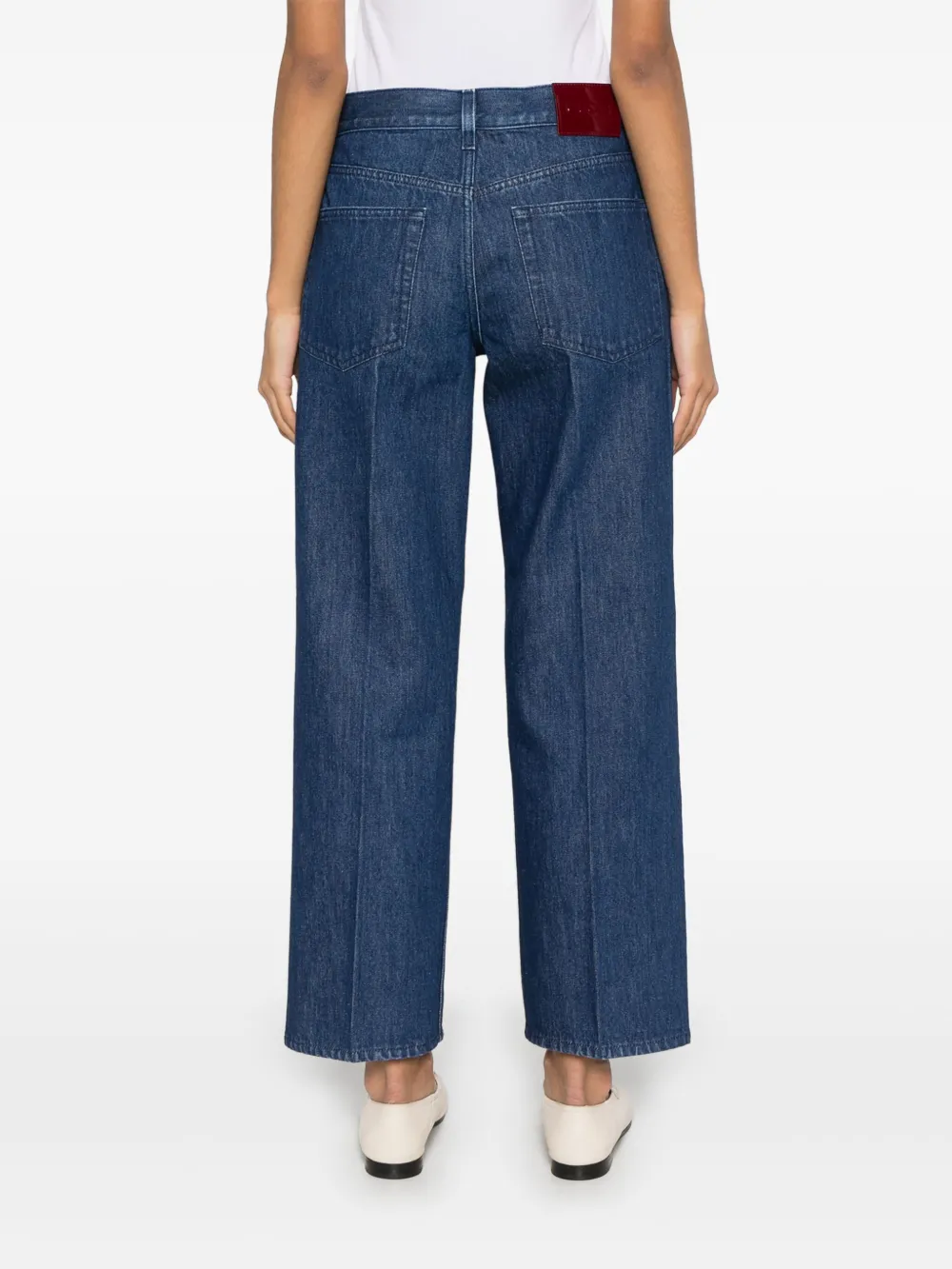 Gucci Jeans met persplooi Blauw